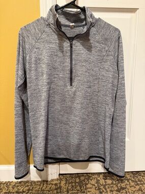 Heather Gray Half-Zip Pullover